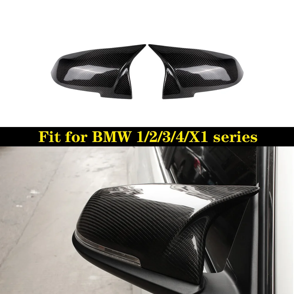 

Carbon Fiber Side Rearview Mirror Cover Caps For BMW 1 2 3 4 Series F20 F22 F30 F34 F32 F33 F36 E84 2012+ Side Mirror Cover Trim