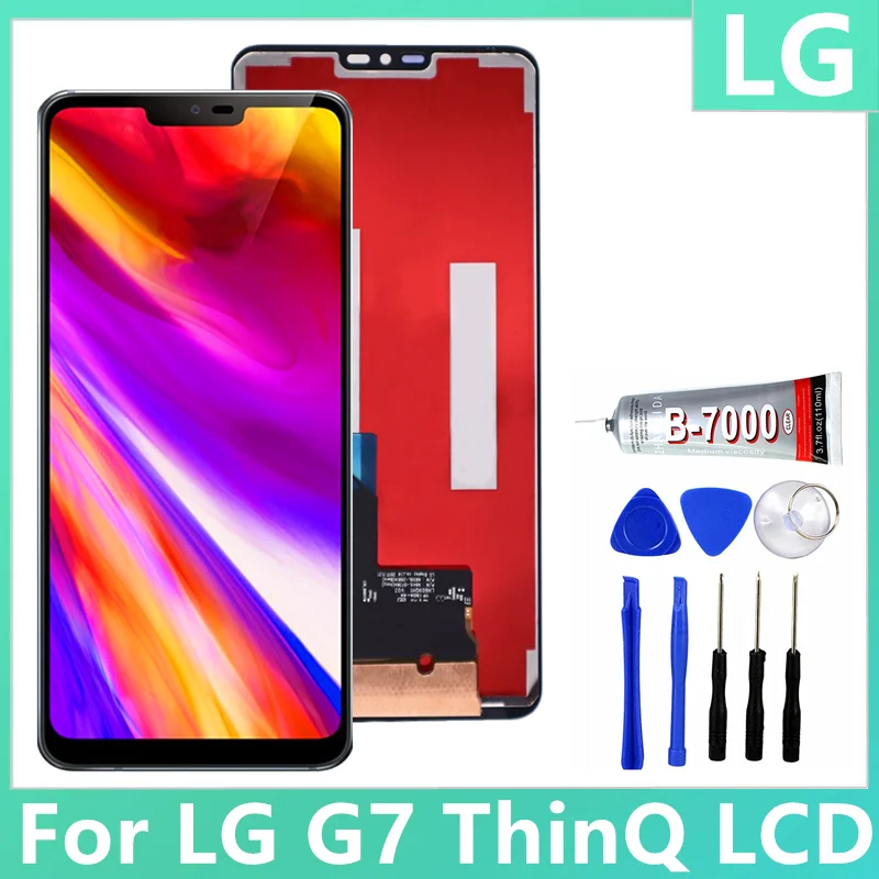 Original For LG G7 G710EM G710PM G710VMP  G7 ThinQ G710 G710TM G710N G710VM LCD Display Touch Screen Digitizer Assembly