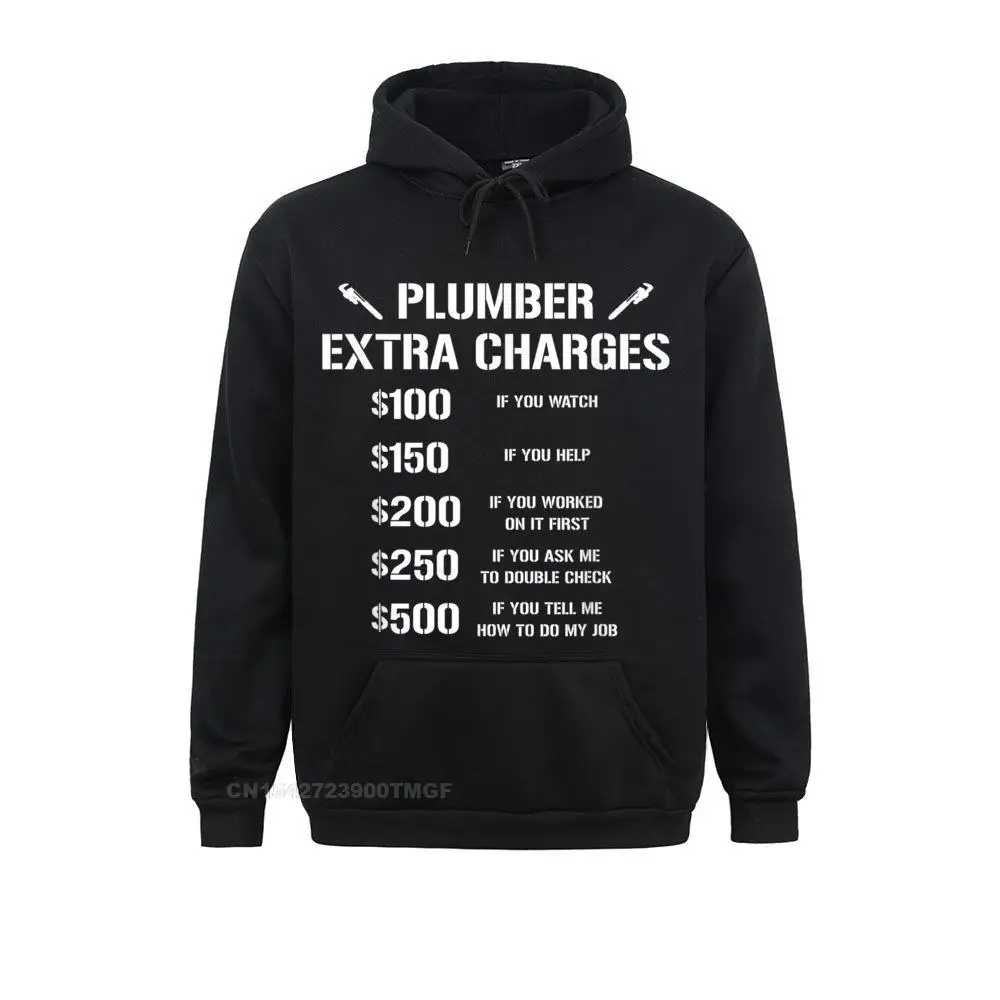 

Summer Funny Plumber Oversized Hoodie Plumber Extra Charges Tee Men Sweatshirts New Fashion Punk Long Sleeve Hoodies Clothes