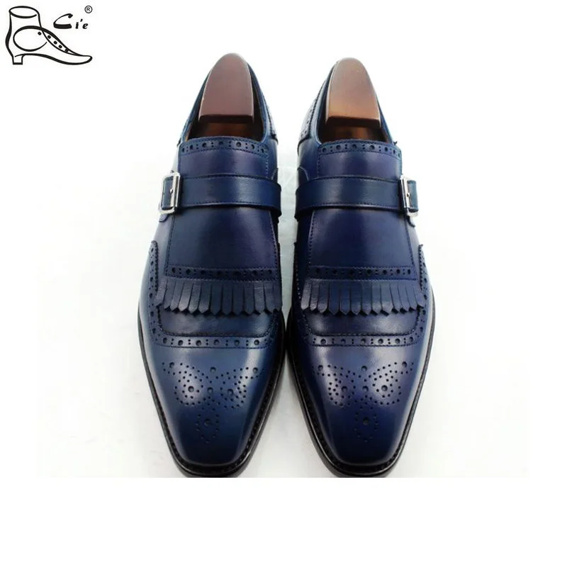 cie brogues tassels loafer with buckle full grain calf leather handmade men shoe Italian crafts men\'s leather shoe LOAFER49