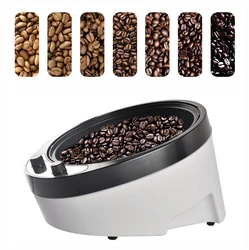 220V Electric Coffee Roaster Grains Peanuts Sesame Baking Machine Tea Dryer Temperature Control High Capacity 1200W