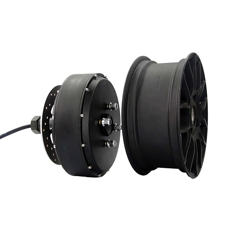 QS260 5000W 45H V4 Single Shaft Electric Car Hub Motor For E-Vehicle ATV Golf Cart