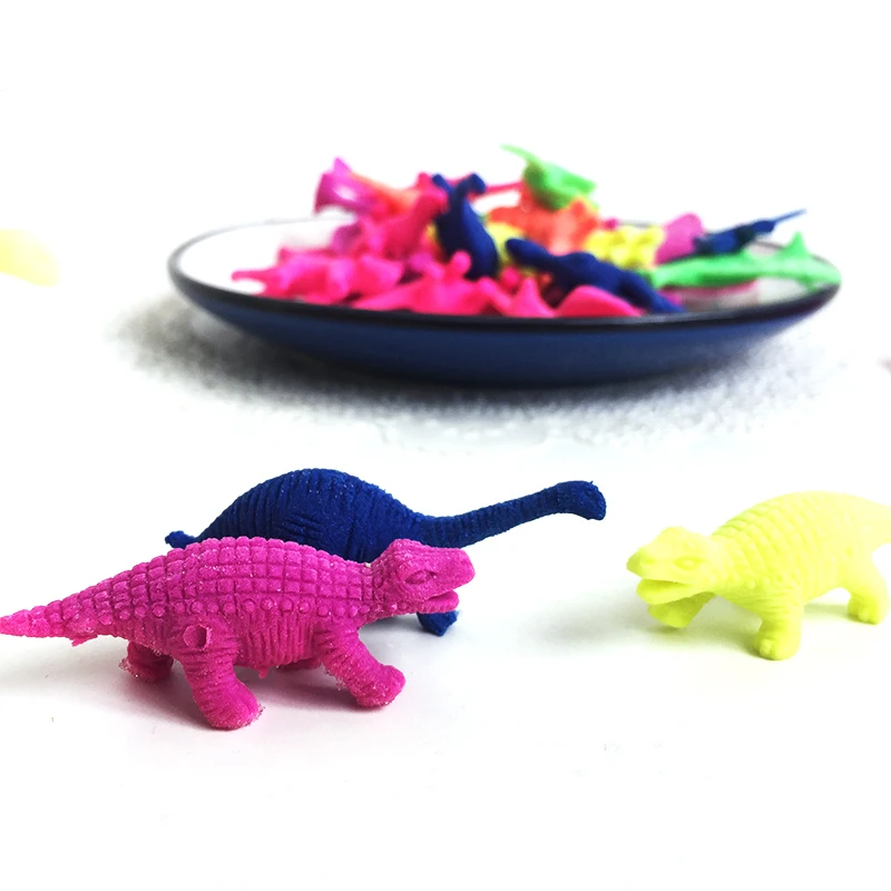 30pcs/bag Crystal Soil Water Beads Growing-water-balls Hydrogel Polymer Random Dinosaur For Kids Toy Gift Flower Cultivate