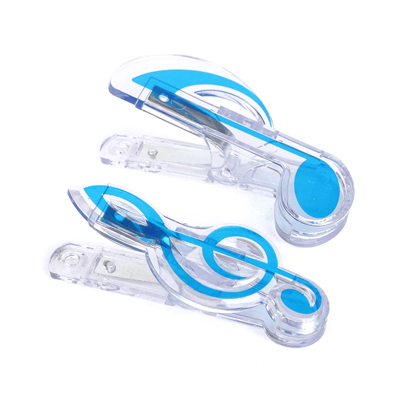 5Pcs Musical Notation Clips Cute Stationery Office Accessories Book Paper Sheet Clips Mini Music Folder Clips Decor