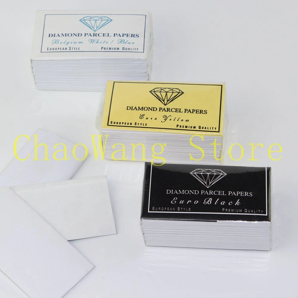 80*45mm 25 TEILE/BEUTEL schmuck verpackung Diamant Paket Papiere Edelstein Stein Speicherung Pack