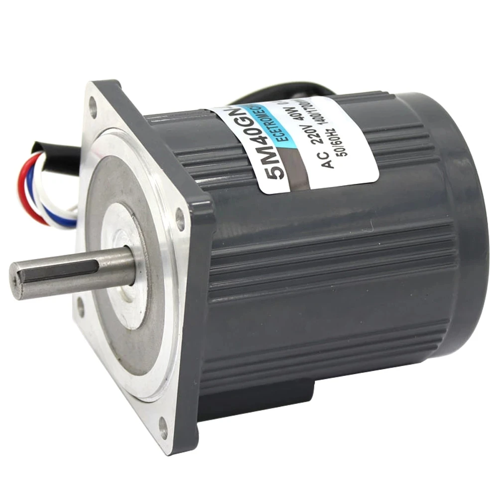 40W 220V AC High Speed Motors Single Phase 1400/2800RPM Induction Motor High Torque AC220V Speed Controller Reversible Electric