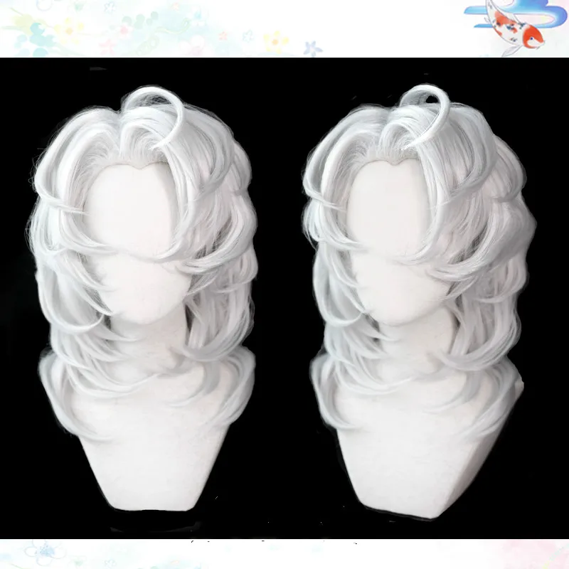 

Ayaki Rui Cosplay Wig Spider Silver Long Straight Synthetic Hair for Adult Halloween+ Free Wig Cap