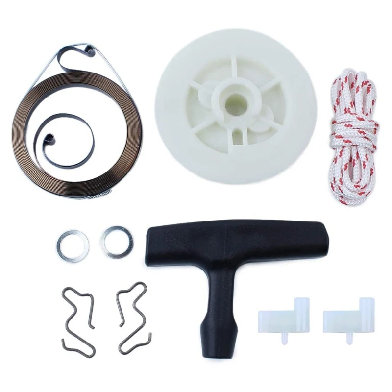Recoil Puxar Starter Primavera Polia Lidar com Aperto Corda Kit para Stihl Ms180 Ms170 Ms210 Ms230 Ms250 021 023 025 017 018 Serras de Corrente