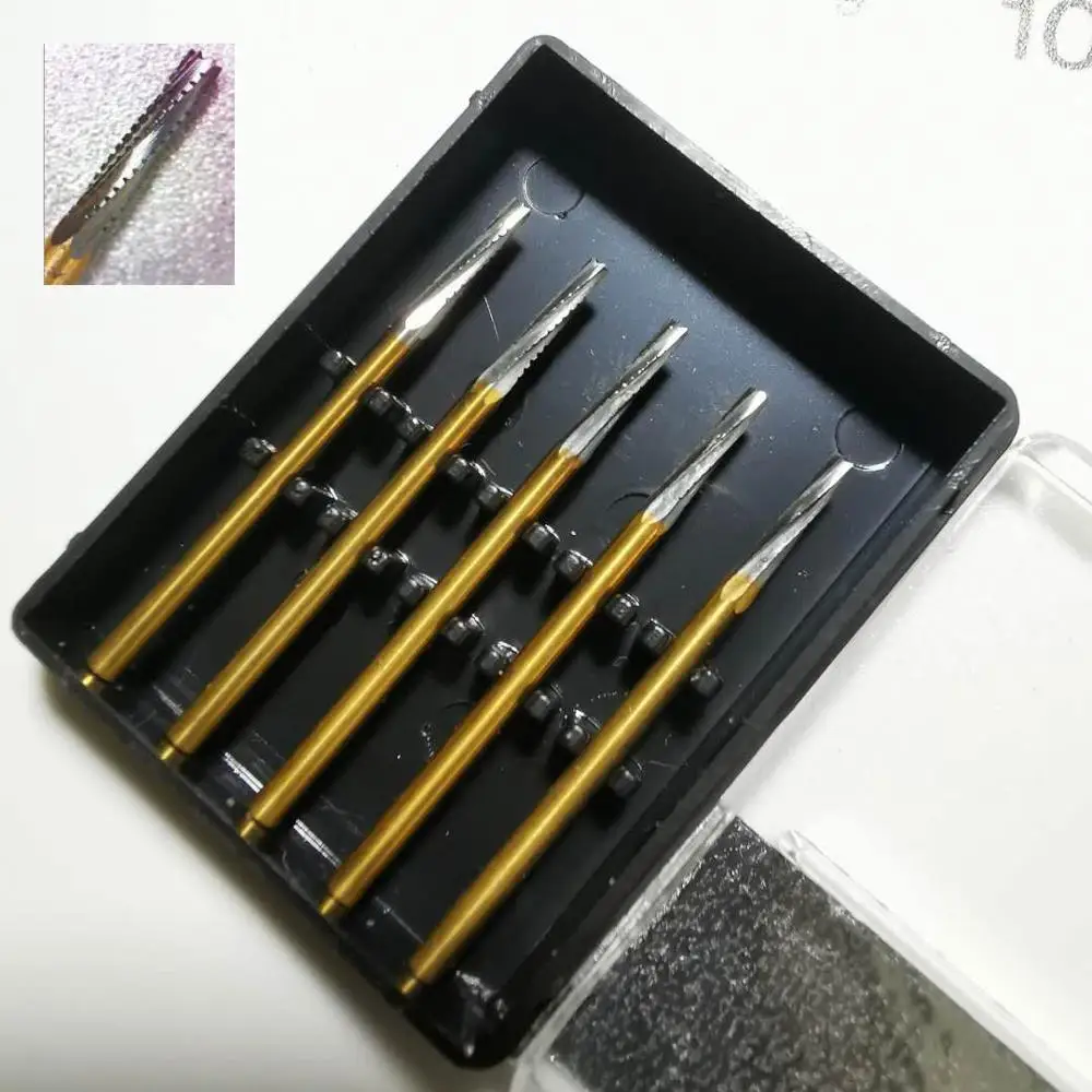 Dental High Speed Drills Tungsten Steel Carbide Bits Tooth Extraction burs  for Dentist 28mm German HT