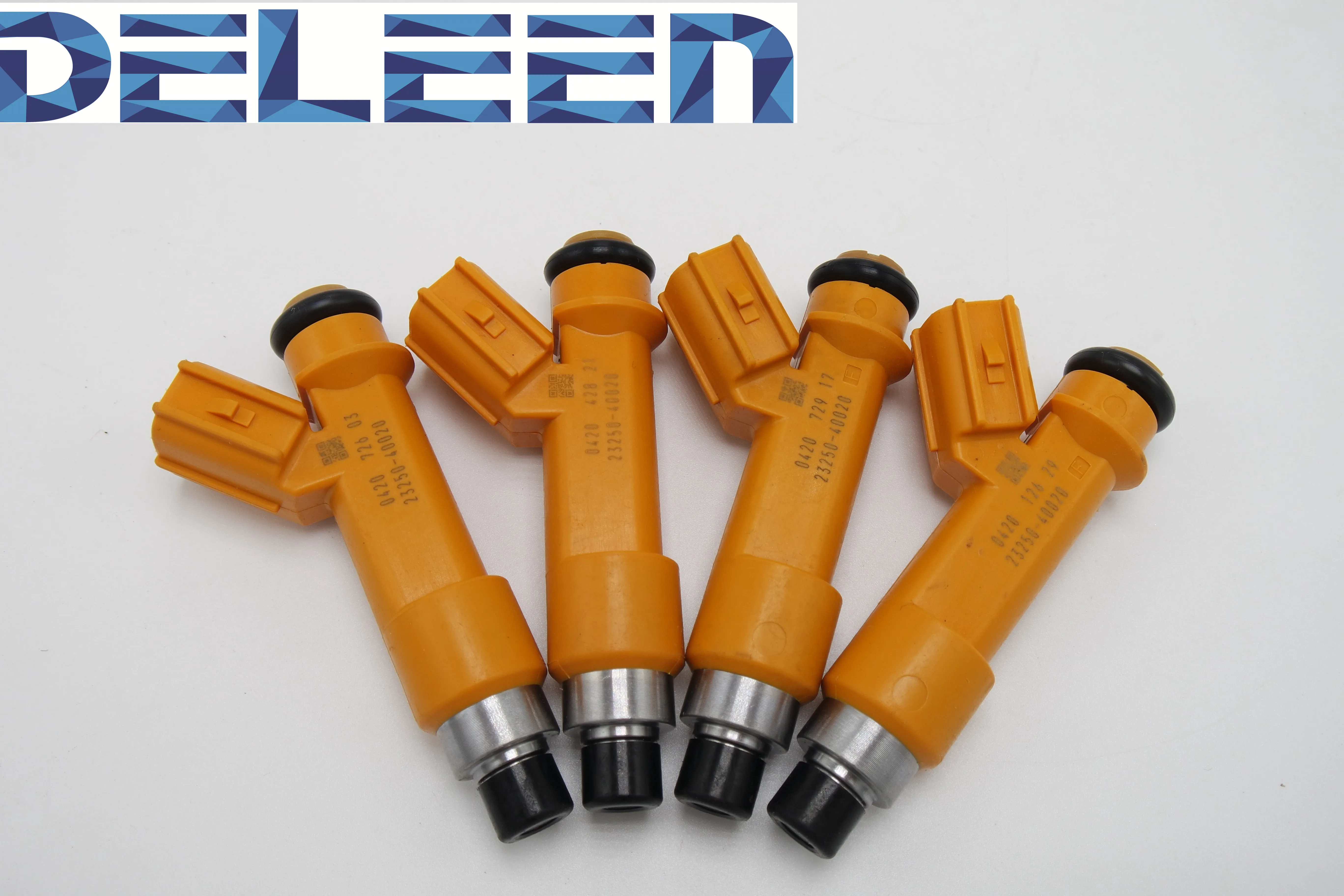 Deleen Set of 4 Fuel Injectors 23250-40020 For T oyota Camry Solara 2.4L 2002-2004  Car Accessories