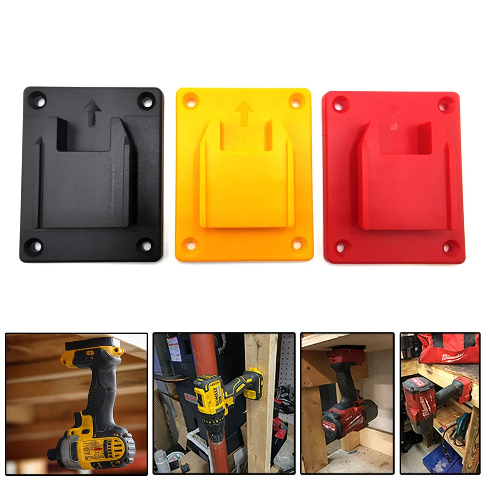 Gran oferta de portaherramientas para taladro Dewalt 14,4 V 18V 20V con 4 clavos de montaje, soporte para herramientas apto para colgador de herramientas Milwaukee M18 18V