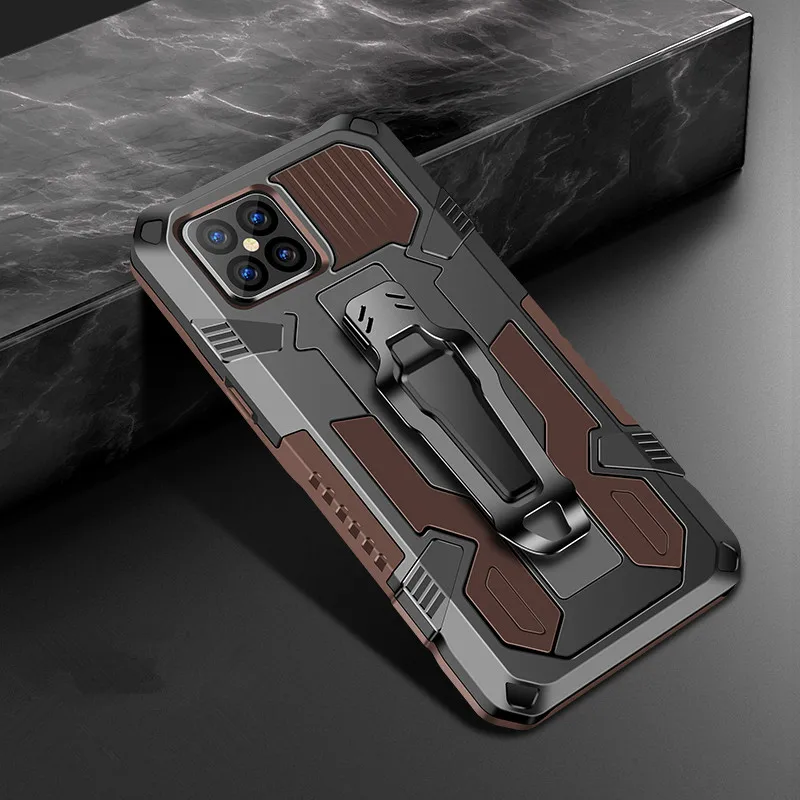 Luxury Armor Phone Case for IPhone 7 8 6 6S Plus 11 12 Mini X XS XR PRO MAX SE 2020 Shockproof Rugged Metal Magnetic Stand Cover