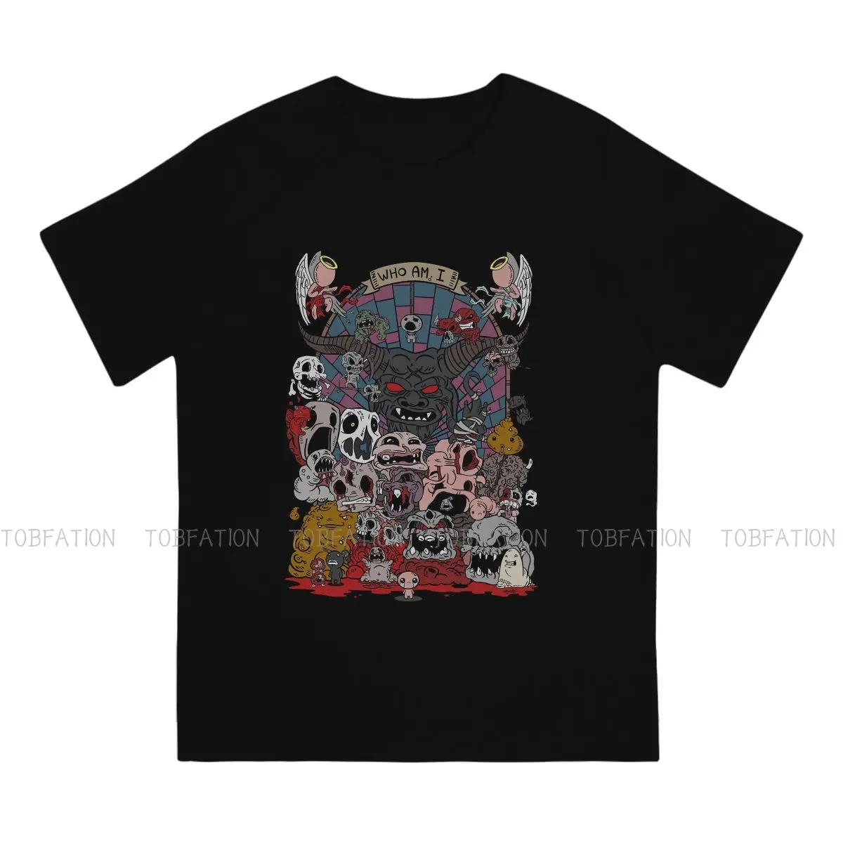 Rush Afterbirth Harajuku TShirt The Binding Of Isaac Creative Streetwear Comfortable T Shirt Men Tee Unique Gift Clothes