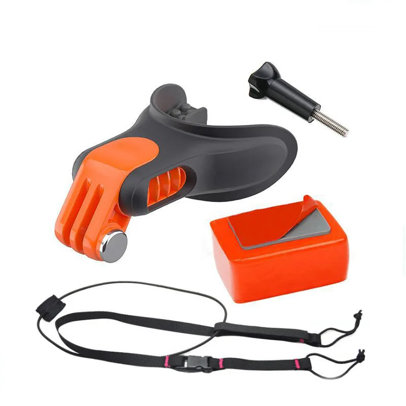 Go Pro accesorios Surfing Shoot Surf Dummy Bite bucal Teeth brackets Kit de montaje para GoPro Hero 9 87 6 5 4 SJCAM