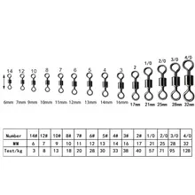 Fishing Swivel 50-100pcs #3