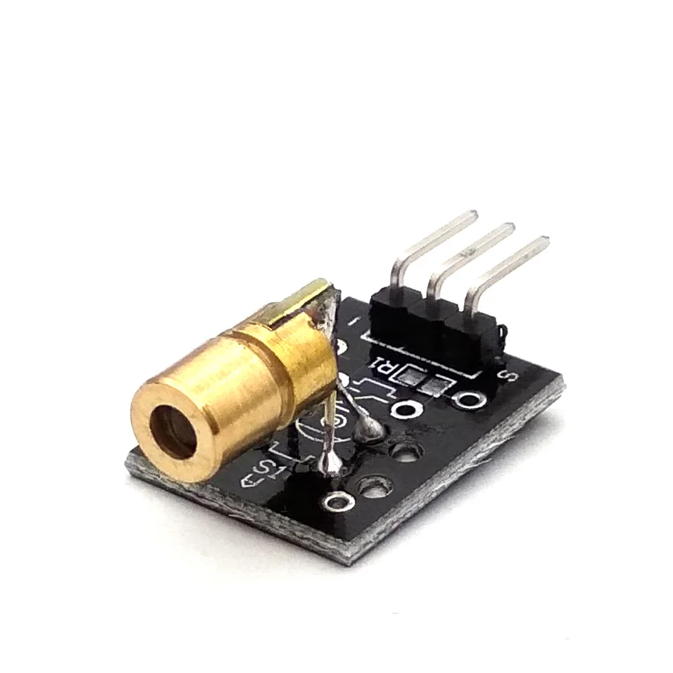 KY-008 3Pin 650nm Laser Head Sensor Red Laser Transmitter Dot Diode Copper Head Module 5V Laser Tube DIY