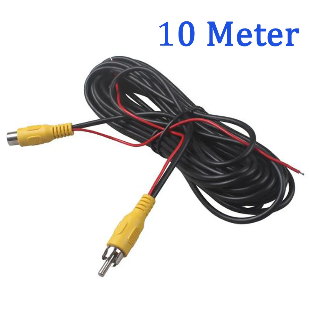 

10M Trigger RCA Video Cable Male To Female For Car Rear View Camera Monitor DVD