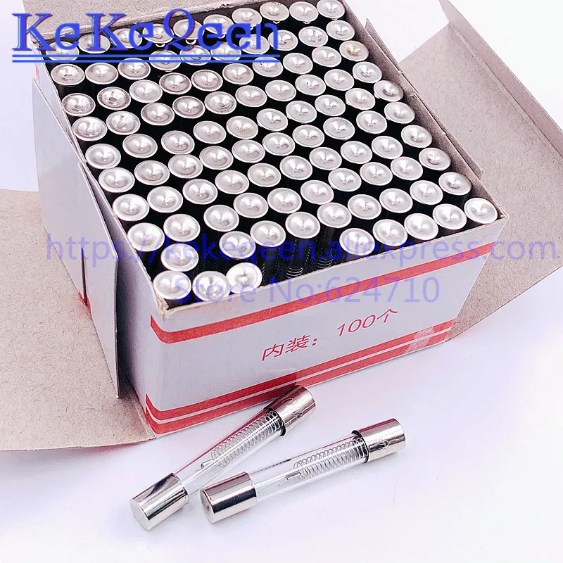 6*40mm 5KV Mikrowelle Sicherung 0,5 A 0,6 A 0,65 A 0,7 A 0,75 A 0,8 A 0,85 EIN 0,9 EIN Glasrohr Sicherung 5000V 6x40mm Hohe-Druck Sicherung – Detail 3