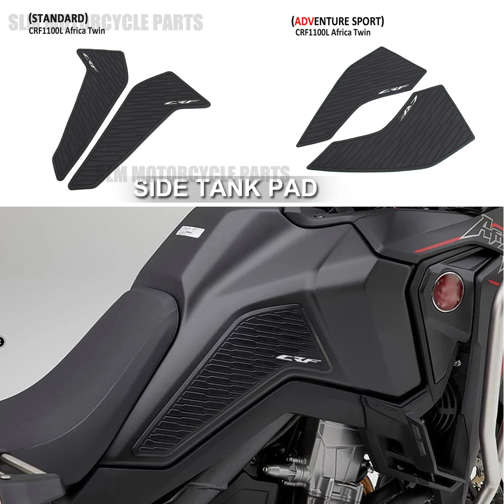 

Motorcycle Side Fuel Tank Stickers Waterproof Pad Rubber Sticker For Honda CRF1100L Africa Twin Standard and Adventure Sport