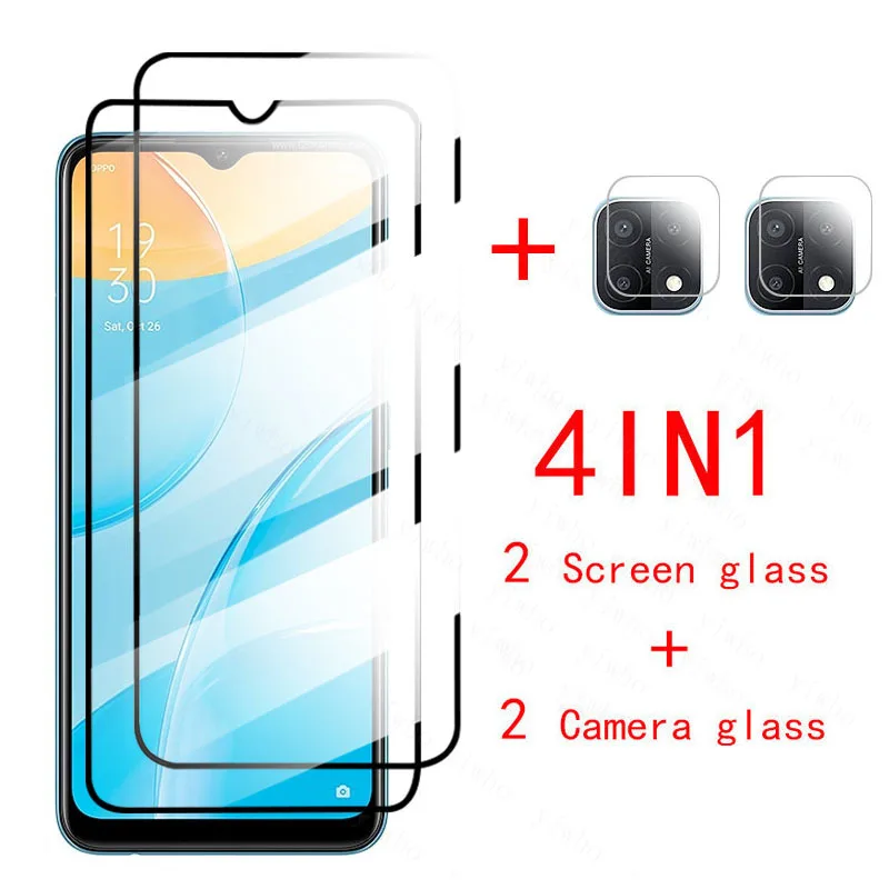 Protective Glass for OPPO A15 Tempered glass for oppo a15 Screen Protector On orro opo a 15 Camera Lens Film Phone Protection