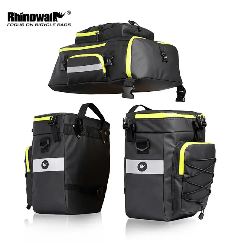 75L Bike Carrying Bag Super Large Capacity Wagon Waterproof Shelf Bag Long Distance Cycling Three-in-One Camel Bag a6387