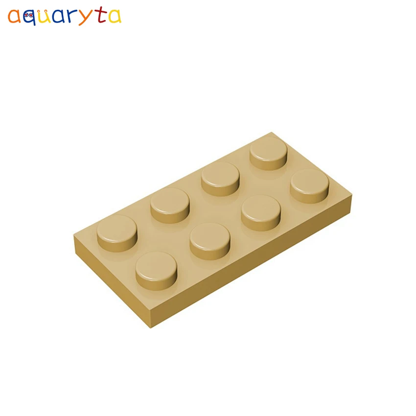 Aquaryta Building Blocks Parts Tan 250pcs/bag Plate Compatible 2420 3022 3021 3020 3795 3034 3832 2445 MOC DIY Toys for Children