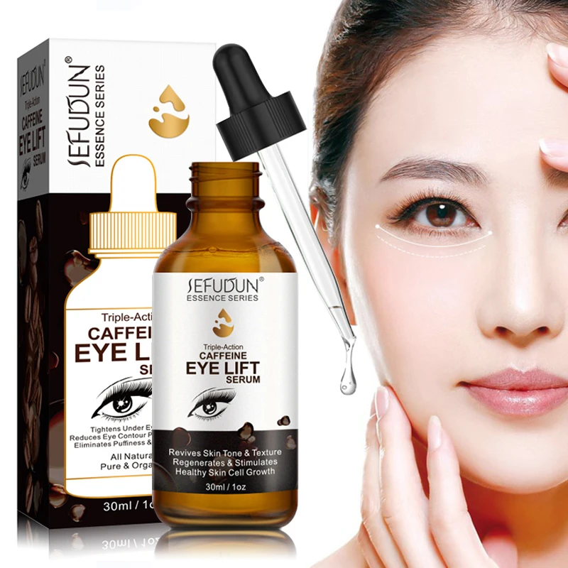 Eye Serum Anti-Wrinkle Moisturizing Anti-Aging Remove Dark Circles Puffiness Fat Granule Brighten Face Treatment Skin Care 30ml