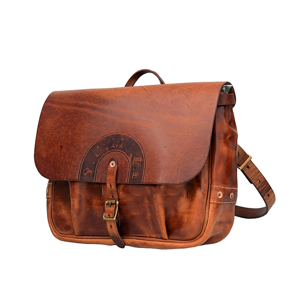DIY leather craft big size shoulder bag messenger bag hollowed stencil 500gsm kraft paper die cutting pattern 46x36x17cm