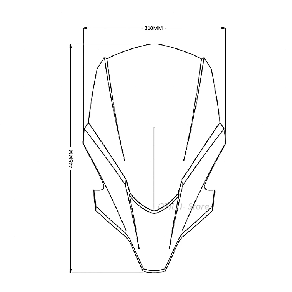 フロントガラス,自転車,ヤマハ用ウィンドデフレクターカバー,MT-07 2021-mt07 mt 07 mt07 2021,新品