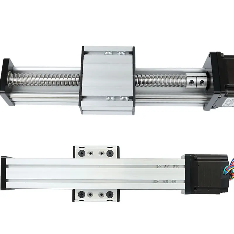 Imagem -03 - Cnc Guia Linear Stage Trilho Movimento Slide Tabela Bola Parafuso Atuador Módulo Nema23 Motor 100 1000 mm Curso Sfu1204 Sfu1605 Sfu1610