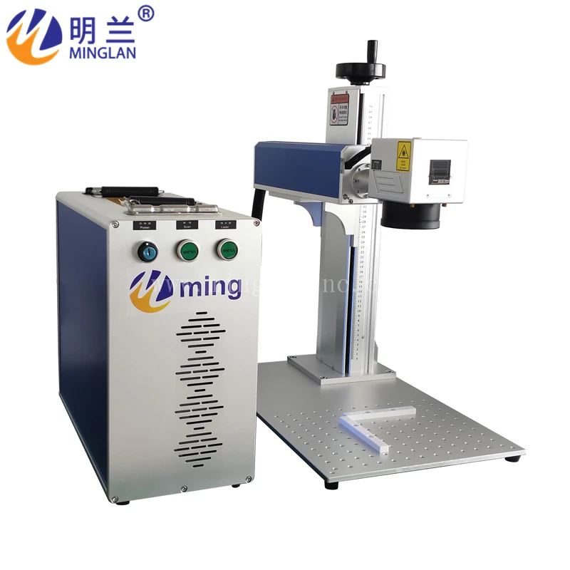 30W Faith Static Fiber Laser Marking Machine 50W Engraving Machine For Aluminum Gold, Silver And Copper Tools