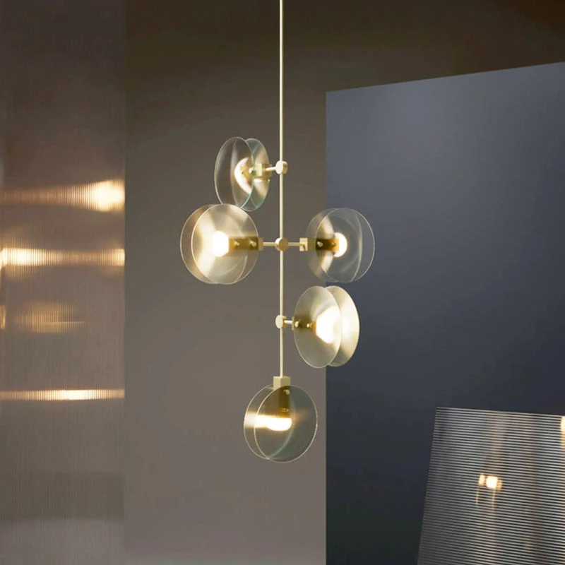 

Creative design personality chandelier simple modern hotel living room lamp clubhouse villa mall lighting