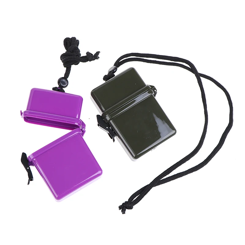 Scuba Diving Kayaking Waterproof Dry Box Gear Accessories Container Case & Rope Clip For Money ID Cards License Keys