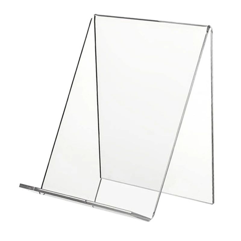 10 Pcs Acrylic Book Stand,Clear Acrylic Display Stand, Clear Holder for Displaying Pictures,Jewelry,Watch Display Stand