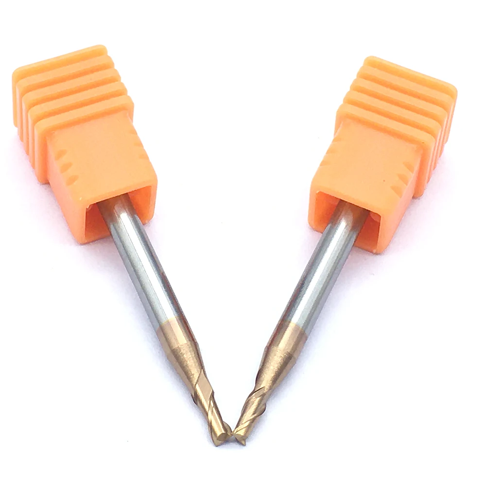 1 Chiếc HRC60 2F 2.5XD4X50L Endmill Hợp Kim Thép Vonfram Phay CNC Cắt Maching Máy Dụng Cụ Thép Chế Biến Gỗ