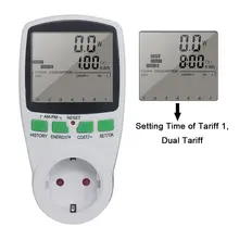 EU Socket Power and Energy Meter Digital 230V #5