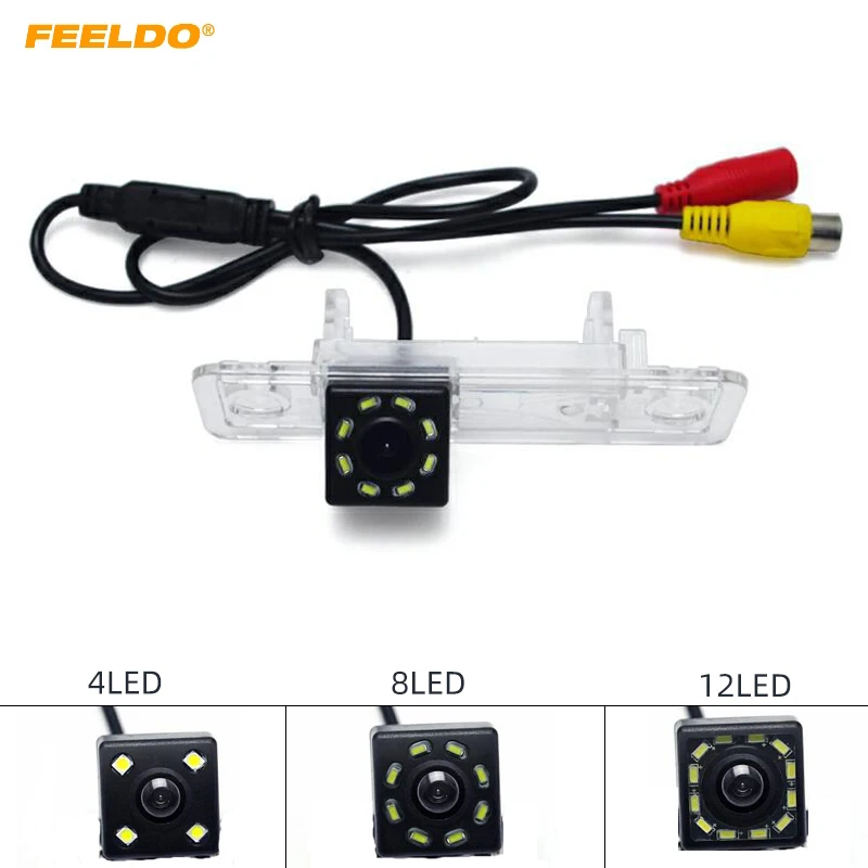 FEELDO 1Set Car Backup Rear View Camera With LED Light For Buick Excelle/Excelle GT/Regal/LaCrosse #FD5633