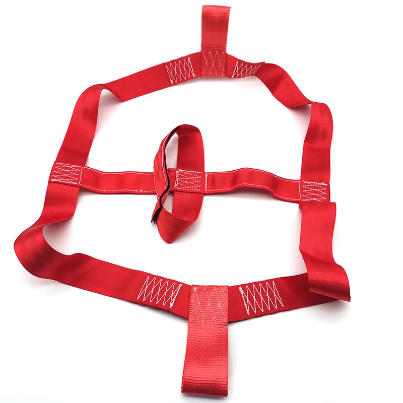 Motorcycle Rear Wheel Handlebar Transport Bar Tie Down Strap Red High strength polyester Universal