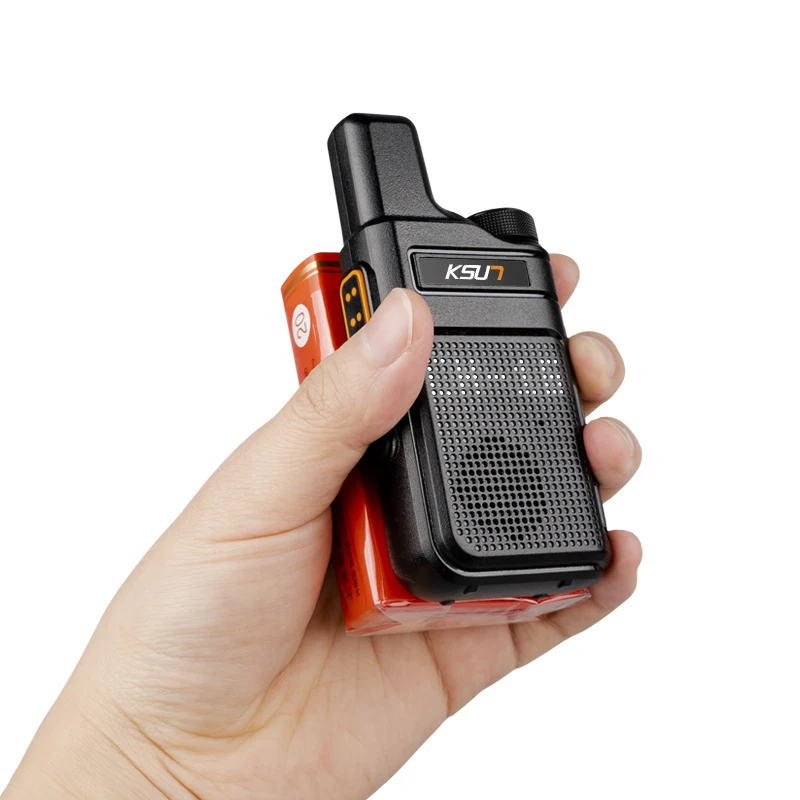 Imagem -04 - Mini Rádio em Dois Sentidos Frs Pmr 446 Walkie Talkie Rádios Pequenos Portáteis Profissionais Estação Transceptor 1ou Ksun-x-m6