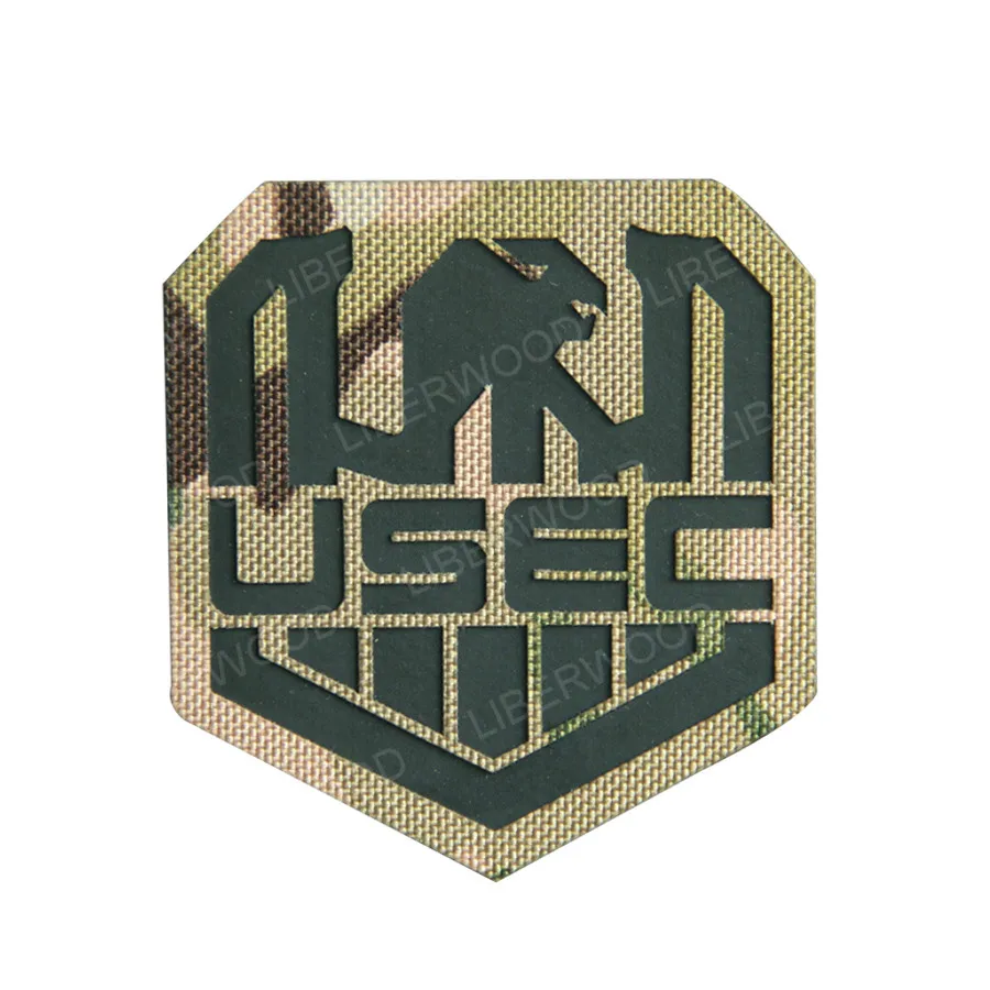 Glow Dark Patch Escape From Tarkov EFT Bear Paw USEC - PVC Tactique Fluorescent