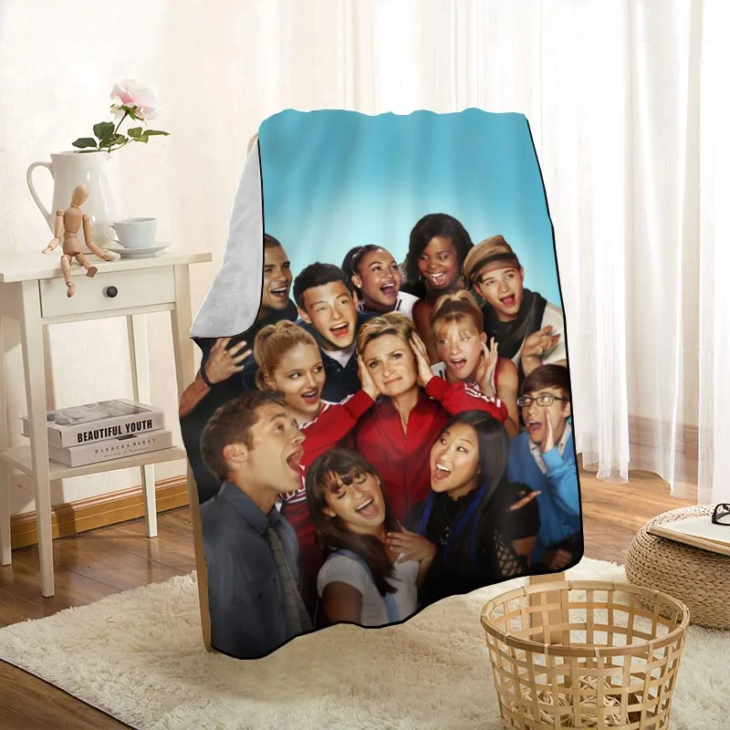 New Arrival Glee Blankets Printing Soft Blanket Throw On Home/Sofa/Bedding Portable Adult Travel Cover Blanket