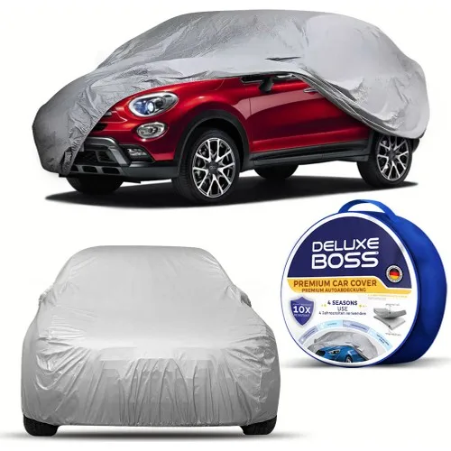 Deluxe Boss Fiat 500X Custom fit Car Tarpaulin-10X Ultra Protection