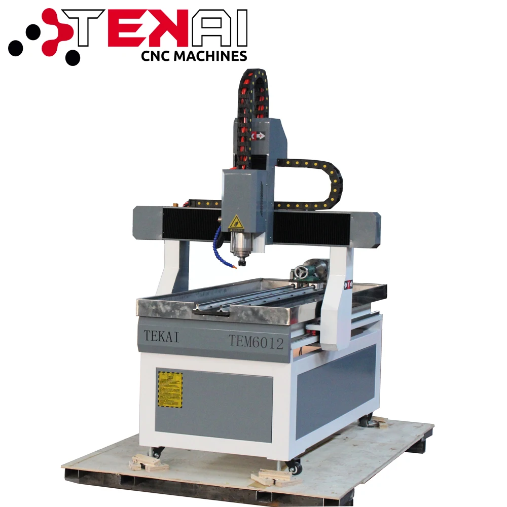 TEM6012 Cnc 3d Router Aluminum Plate Carve Router Cnc Machine 6090 6012 Kit 4th Axis ATC Servo Motor Desktop Machinery