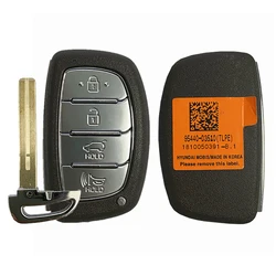 CN020143 Aftermarket 4 przycisk dla 2019-2020 Hyundai Tucson Smart Card pilot 433MHz numer części 95440-D3510 TQ8-FOB-4F11