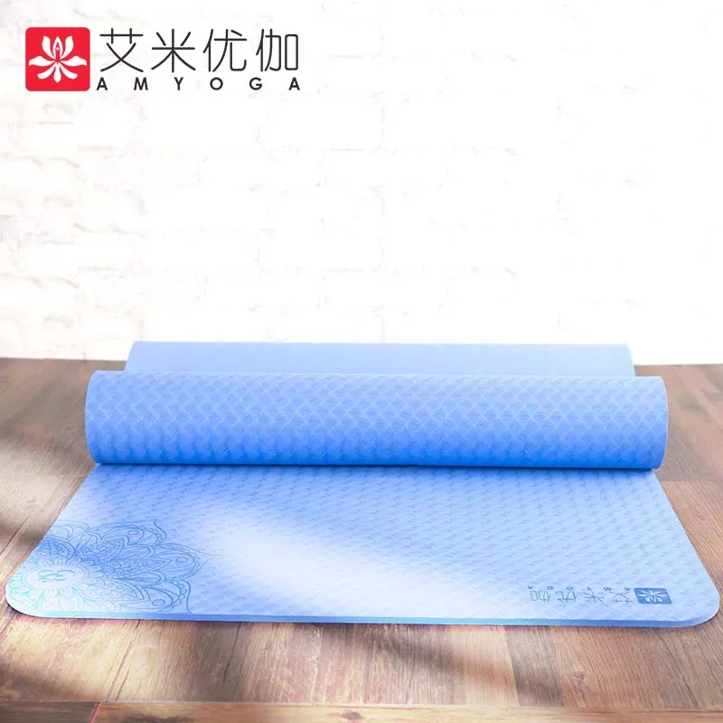 eco-friendly anti slip TPE Yoga Mat,wtih sling and carry strap