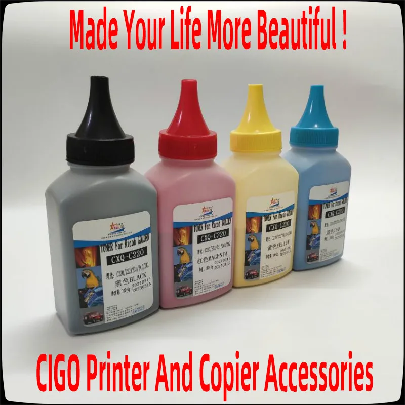 Imagem -05 - para Samsung Clp500 Clp-510 Clp-515 Clp-550 Clp600 Clp 500 510 515 550 600 Xerox 6100 Impressora a Cores pó de Toner Refil Kit