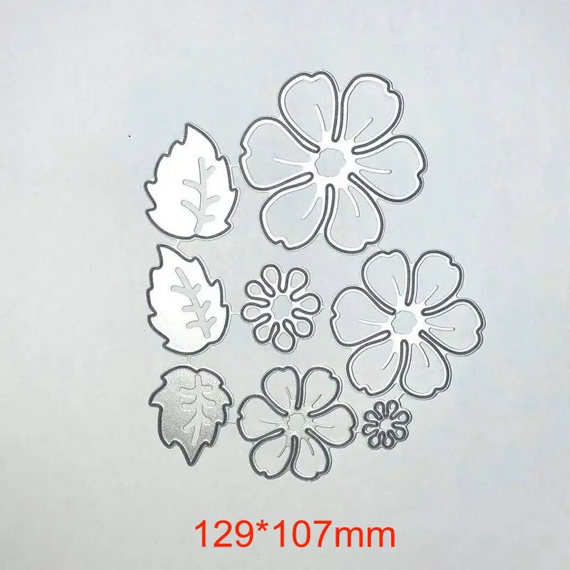 Hot Graceful Flower Leaves Derac Low-cost Explosion Series Metal Cutting Dies Scrapbooking Album Paper DIY Cards Crafts New 2019