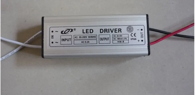 serie paralelo 30w led driver de luz 900ma 09a corrente constante ip66 impermeavel dc2039vf 10 pecas 10 01