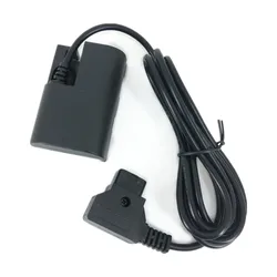 D-Tap to E6 Dummy Battery DC Coupler Power Cable Adapter for Canon Camera SmallHD as LP-E6