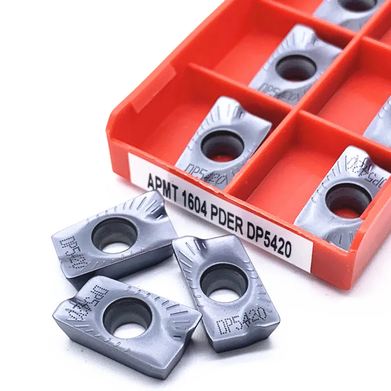 APMT1604PDER DP5320/DP5420 APMT1135PDER DP5320/DP5420คาร์ไบด์เครื่องกลึงเครื่องตัด Turning Insert